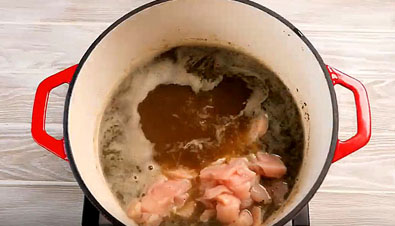 Бабусин суп з галушками