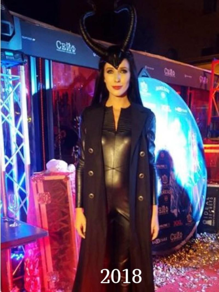 Осадча показала 10 своїх найяскравіших образів на Гелловін