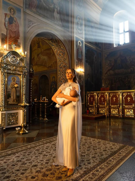 Леся Никитюк хрестила сина та розкрила його ім'я