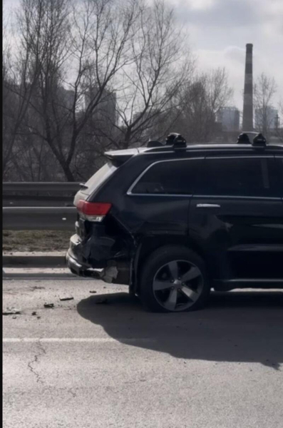 Джеджула разом із маленькою дочкою потрапив у ДТП на Дарницькому мості