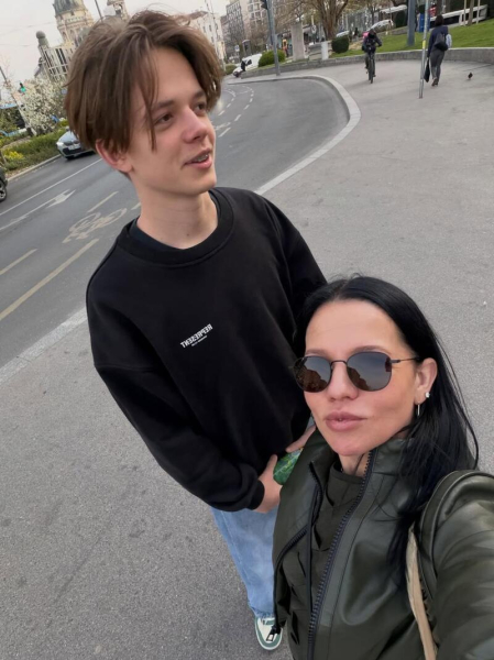 Горова запостила рідкісні кадри з 17-річним сином від Потапа