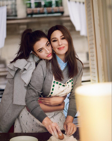 Молодша дочка Беллуччі та Касселя вперше знялася для обкладинки журналу