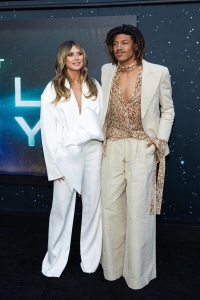 Рідкісний вихід: Хайді Клум з'явилася на прем'єрі фільму зі старшим сином